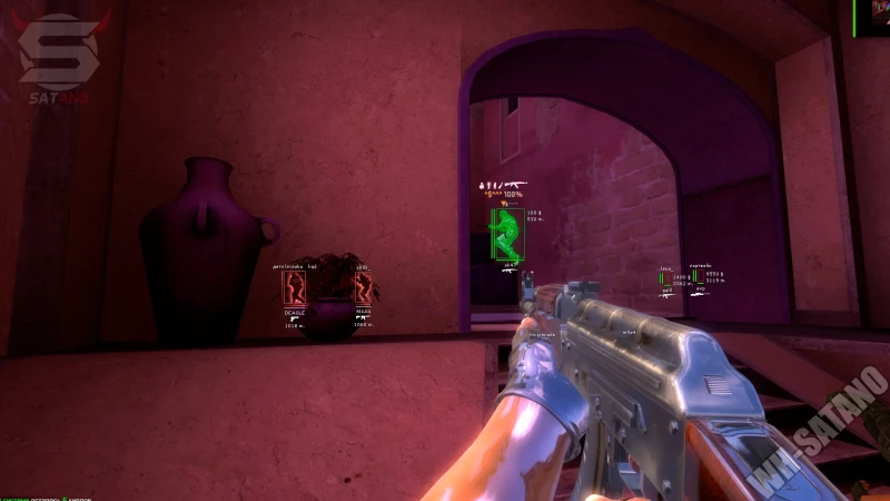 CS:GO Cheats gameplay screenshot 2 — ESP, aimbot, and hacks preview