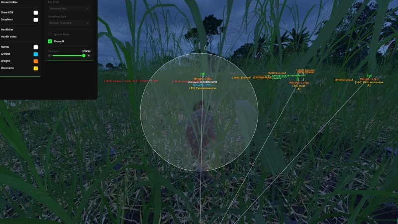 THE ISLE Cheats gameplay screenshot 1 — ESP, aimbot, and hacks preview