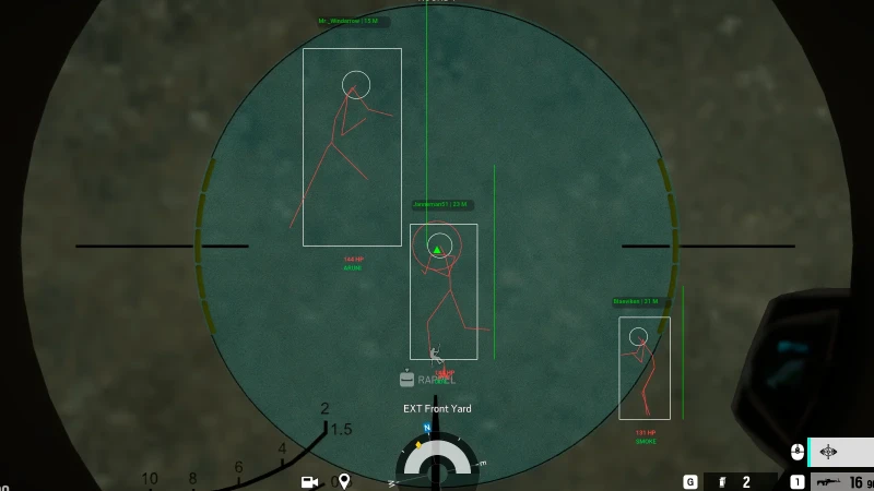 RAINBOW SIX SIEGE Cheats gameplay screenshot 2 — ESP, aimbot, and hacks preview